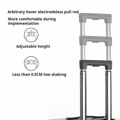 Aluminum front opening trolley case 20 inch