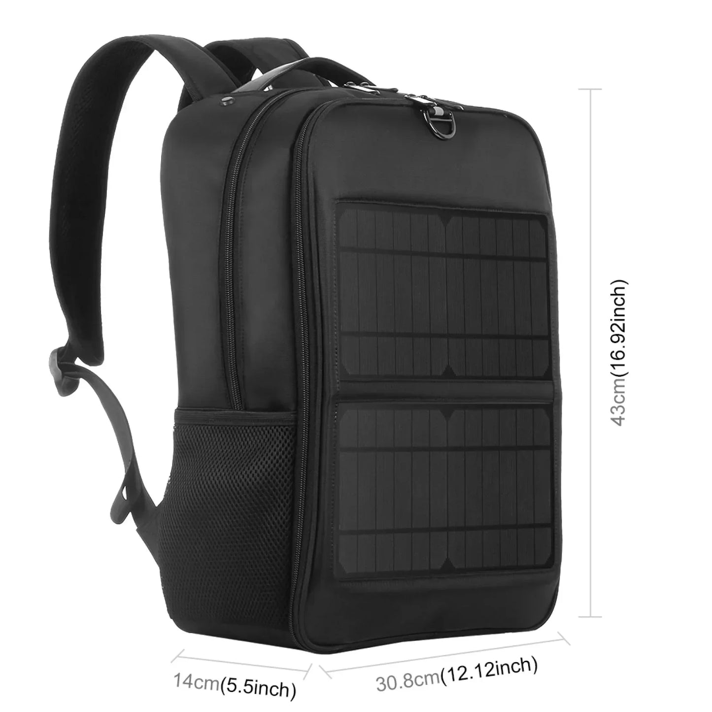 USB Solar Waterproof Backpack 12/20W