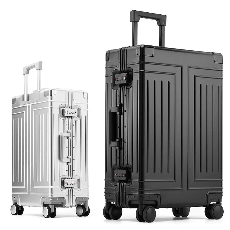 Aluminum Waterproof  Trolley Suitcase