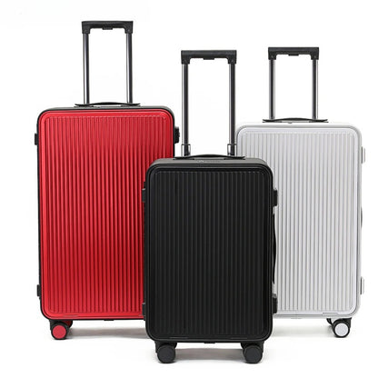 Aluminum front opening trolley case 20 inch